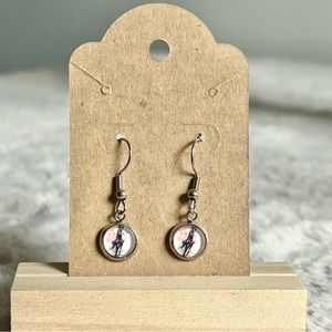 2 for $14 Handmade Horse Fishhook Earrings
